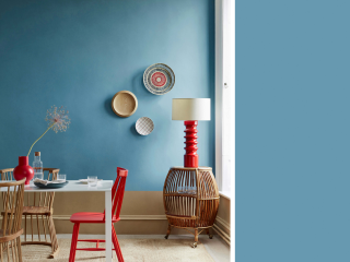 Little Greene Intelligent Satin - Bleu Verditer 104