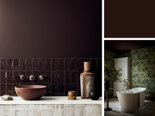 Little Greene Intelligent Exterior Eggshell - Purple Brown 8