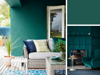 Little Greene Intelligent Eggshell - Mid Azure Green 96