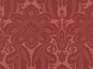 Papier peint rouge Little Greene - Albemarle Street - Flame