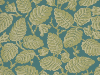 Beech Nut - Florence papier peint Little Greene avec des feuilles vertes