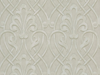 Brook Street - Palazzo papier peint avec un motif classique dans une version beige de Little Greene