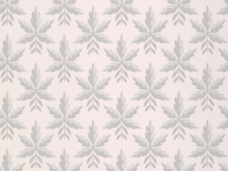 Papier peint rose clair avec des feuilles de couleur grise de Little Greene Clutterbuck - Puce