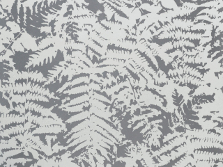 Fern - Sage Blue papier peint de Little Greene avec de grandes feuilles de fougère