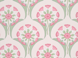 Hencroft - Pink Primula suspension florale de Little Greene