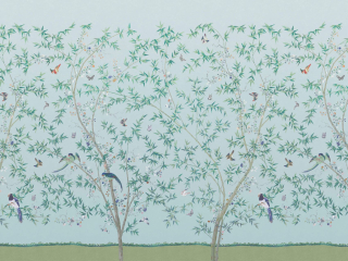 Belton Scenic - Pavilion papier peint de Little Greene