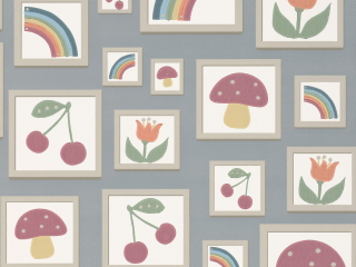 Little Greene papier peint Balance Céleste