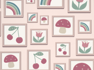Little Greene papier peint Équilibre Rêve de Julie
