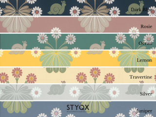 Little Greene Burges Snail - Ocean