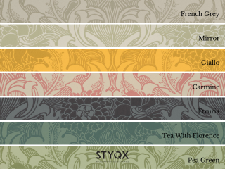 Little Greene Dahlia Scroll - Miroir