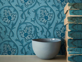 Little Greene Hoja - bleu Air Force