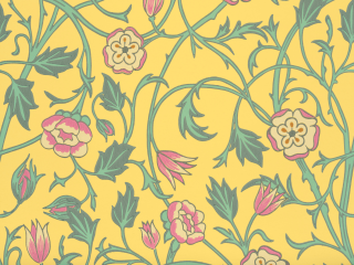 Little Greene Tulipe de May - Jaune indien