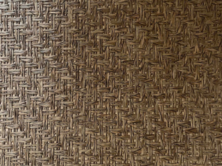 Catchii type de tissage papier peint Gevlochten Rattan Donkerbruin - W016