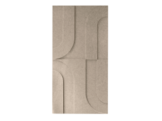 Maeven Art acoustique panneaux 3D Maya I - Beige (lot de 2)
