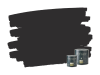 Little Greene Intelligent Exterior Eggshell - Noir de lampe 228