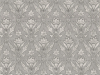 Papier peint gris au motif classique Borough High Street - Trace de Little Greene