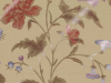 Beige papier peint avec de grandes fleurs colorées China Rose - Bronze de Little Greene