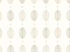 Cones - Lint papier peint de Little Greene sur fond blanc/beige