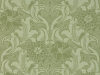 Dahlia Scroll - Papier peint vert à pois de Little Greene