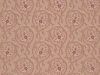 Papier peint rose de Little Greene avec un motif composé de volutes au design élégant et de feuilles de grande taille Hoja - Hellebore