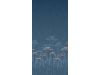 Little Greene Achillea - Nighttide répétition du motif 156x325 cm