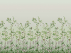 Bird & Bluebell - Vert à petits pois de Little Greene avec des oiseaux, des arbres et des fleurs