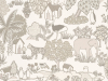 Little Greene papier peint Règne animal Pierre de Portland