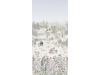 Little Greene papier peint fresque Woodland Stone de Potter motif