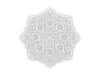 Extra grand ornament dans un style d'inspiration orientale pour le plafond