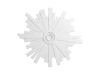 Ornement de plafond Art déco moyen