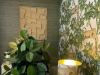 Catchii sisal papier peint Groen Zilver Metallic - S011