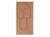 Maeven Art acoustique panneaux 3D Maya IV - Cognac (lot de 2)