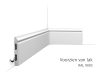 Orac plinthe SX118 RAL9003