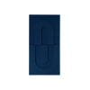 Maeven Art acoustique panneaux 3D Maya IV - bleu marine (lot de 2)