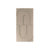 Maeven Art acoustique panneaux 3D Maya VII - beige (lot de 2)