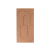 Maeven Art acoustique panneaux 3D Maya VII - Cognac (lot de 2)