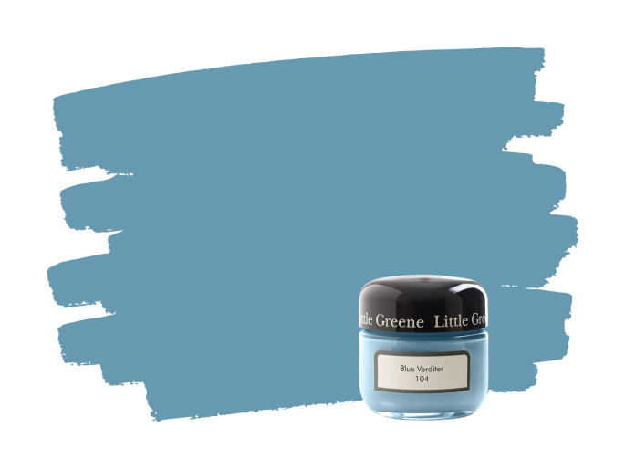 Little Greene Blue Verditer 104 pot échantillon