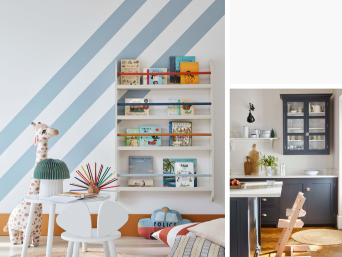 Little Greene - Shirting 129 dans une chambre d'enfant