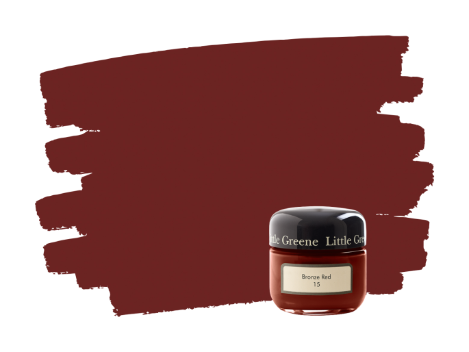 Little Greene Bronze Red 15 pot échantillon