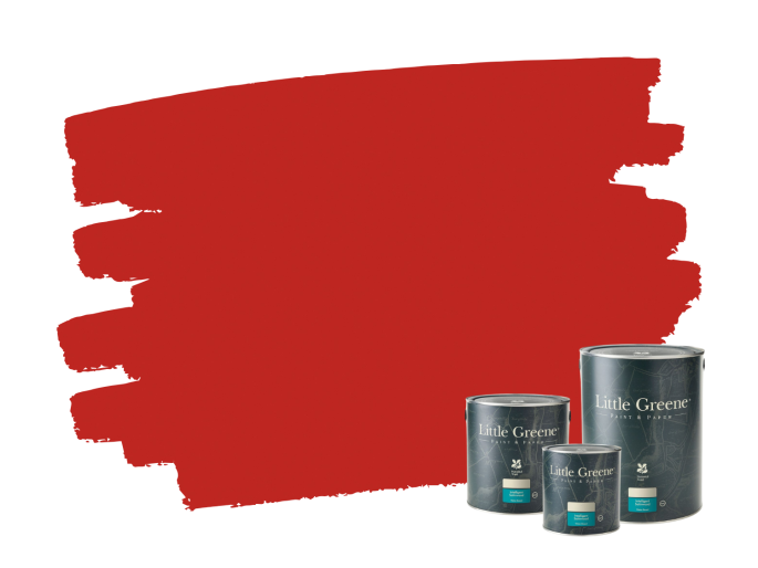 Little Greene Atomic Red 190 Intelligent Satin
