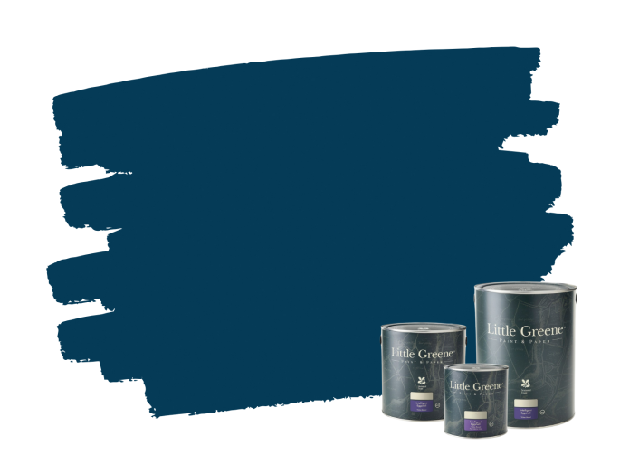 Little Greene Deep Space Bleu 207 Intelligent Eggshell