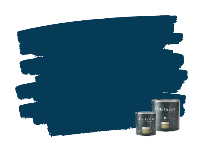 Little Greene Intelligent Exterior Eggshell - Deep Space Bleu 207