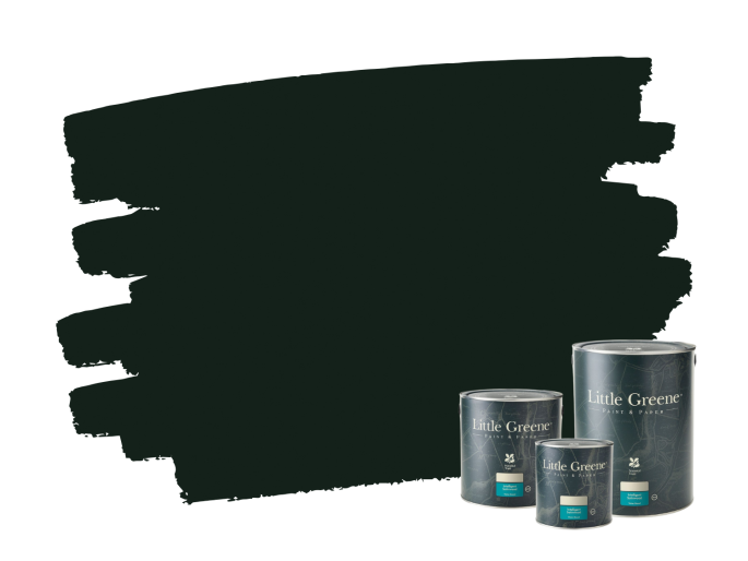 Little Greene Vert obsidienne 216 Intelligent Satin