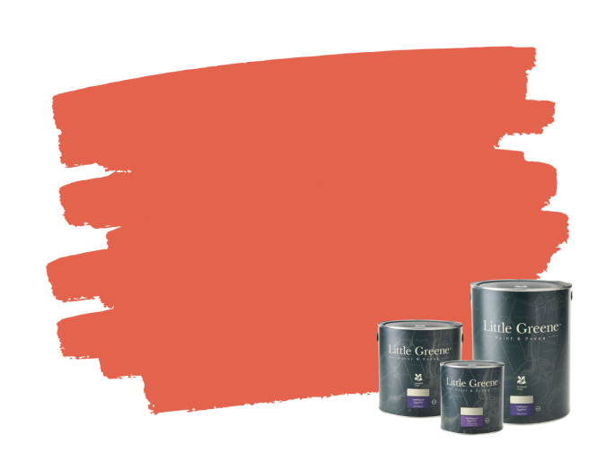 Little Greene Orange Aurora 21 Intelligent Eggshell