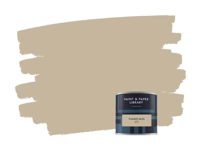 Bibliothèque de peinture et de papier Thames Mud 272 pot échantillon