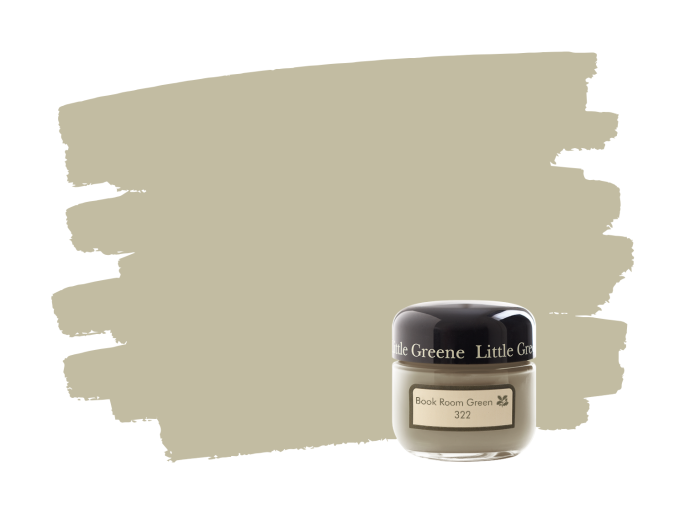 Little Greene Book Room Green 322 pot échantillon