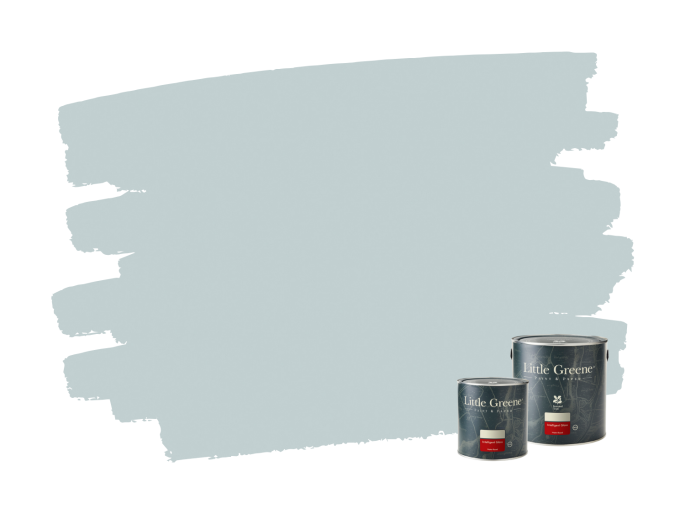 Little Greene Intelligent Gloss - Porcelaine fine (Bone China) bleu pâle 325