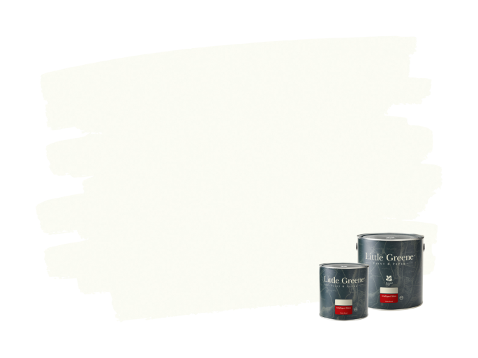 Little Greene Intelligent Gloss - Blanc pâle silencieux 328