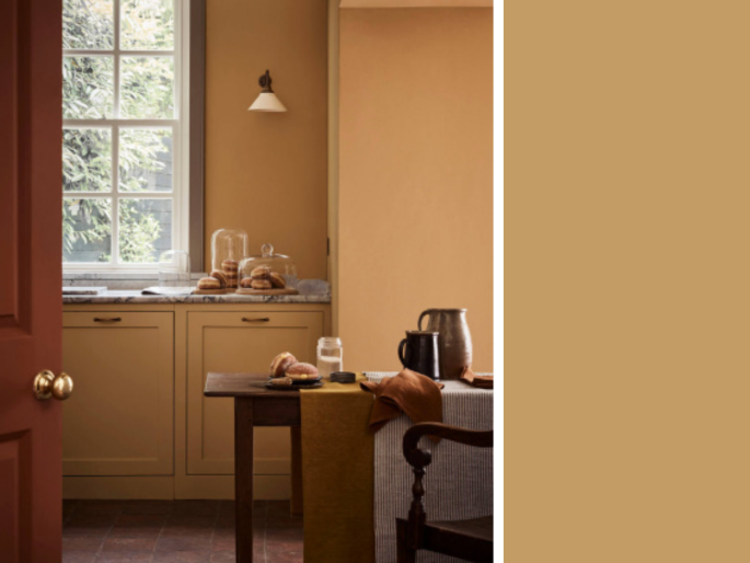 Little Greene - Bombolone 339 sur une cuisine faite à la main