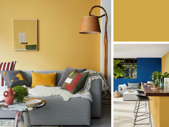 Little Greene Intelligent Floor Paint - Yellow Pink 46
